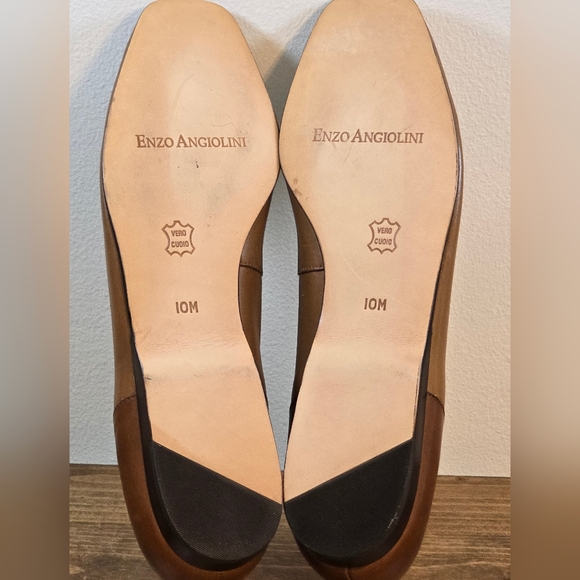 NWOT Enzo Angiolini Made In Brazil Leather Loafers Women's Size 10M - Picture 7 of 8